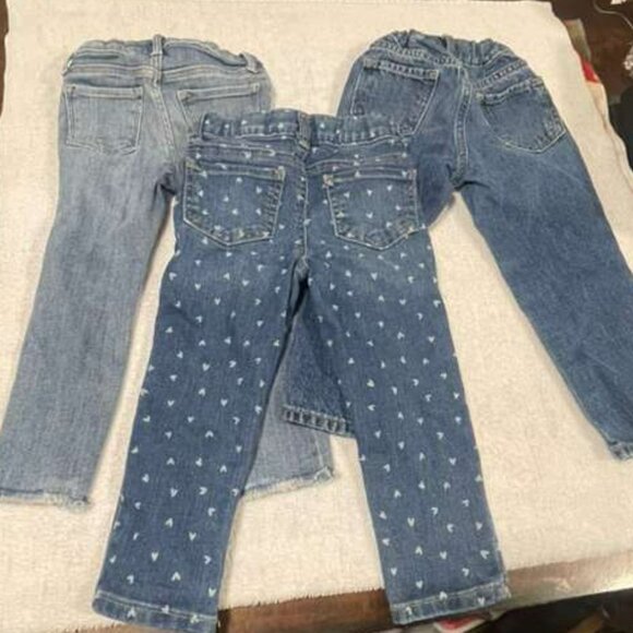 Girls Denim Jeans Bundle – Size 3T (3 Pairs) - Picture 11 of 11